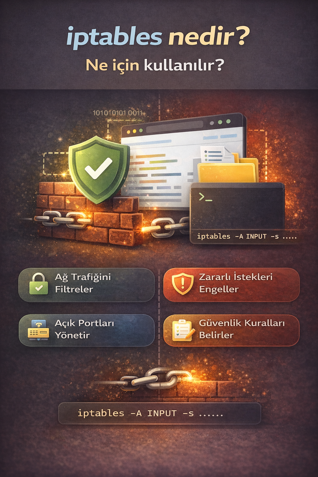 iptables Nedir? Ne İçin Kullanılır?