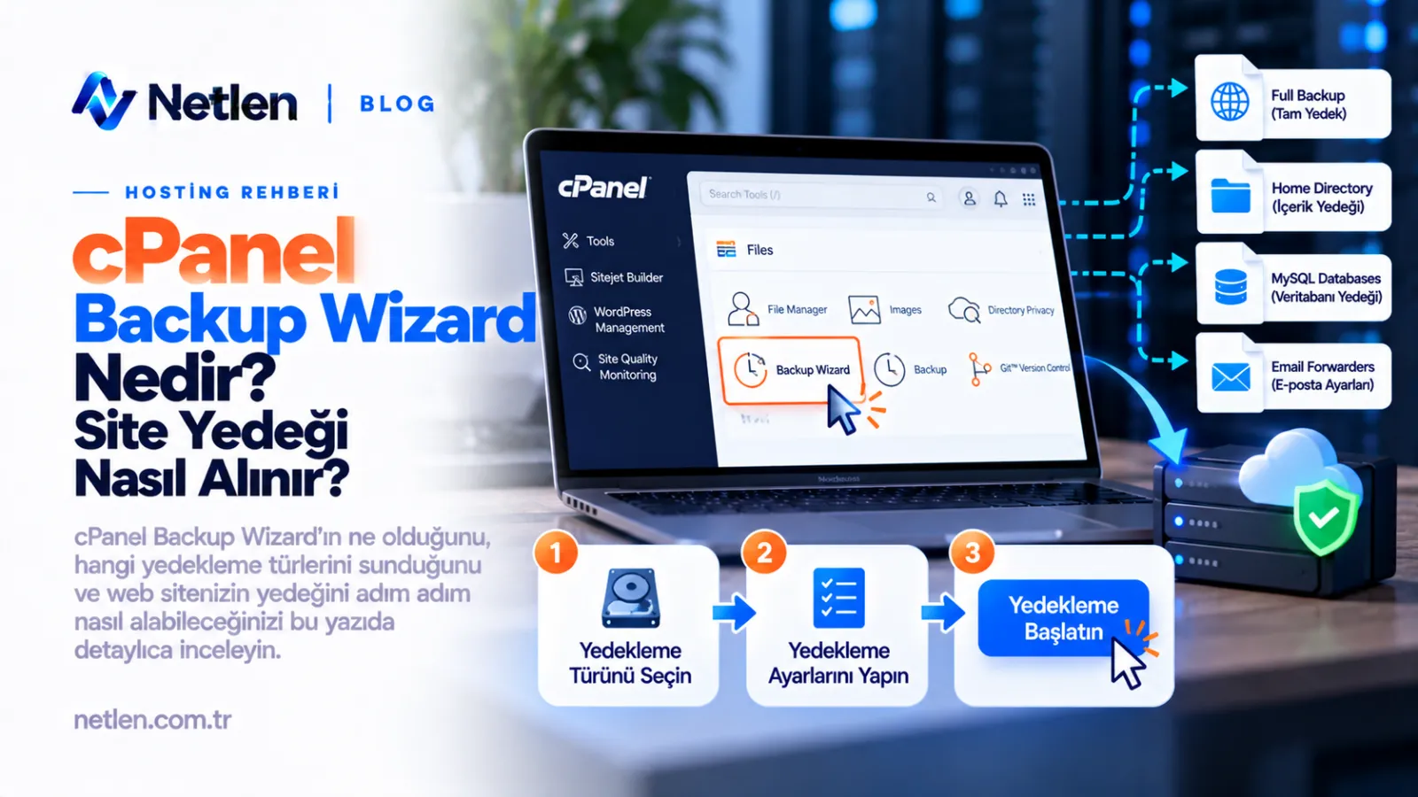 cPanel Backup Wizard Nedir? Site Yedeği Nasıl Alınır?