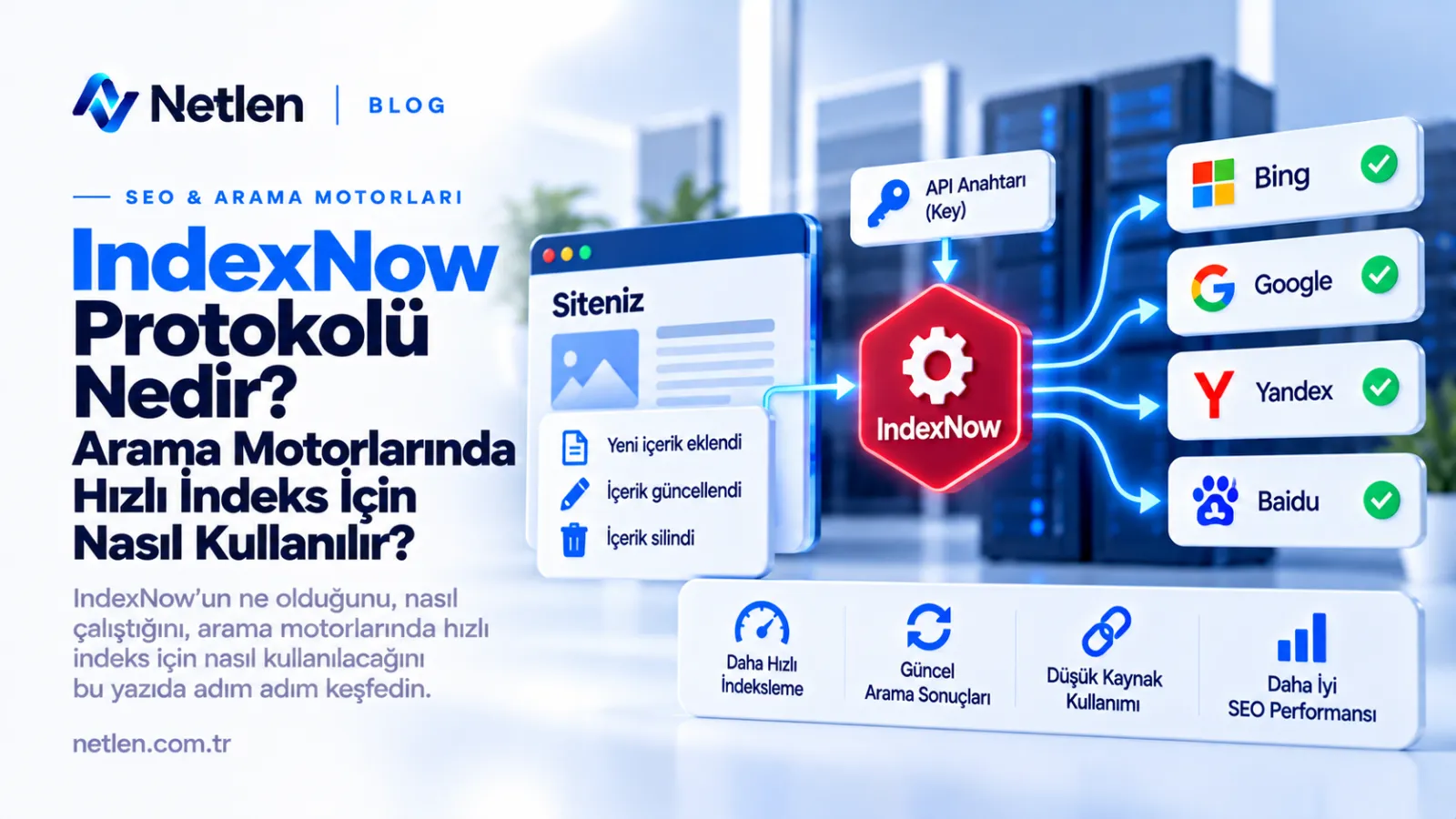 IndexNow Protokolü Nedir? Arama Motorlarında Hızlı İndeks İçin Nasıl Kullanılır?