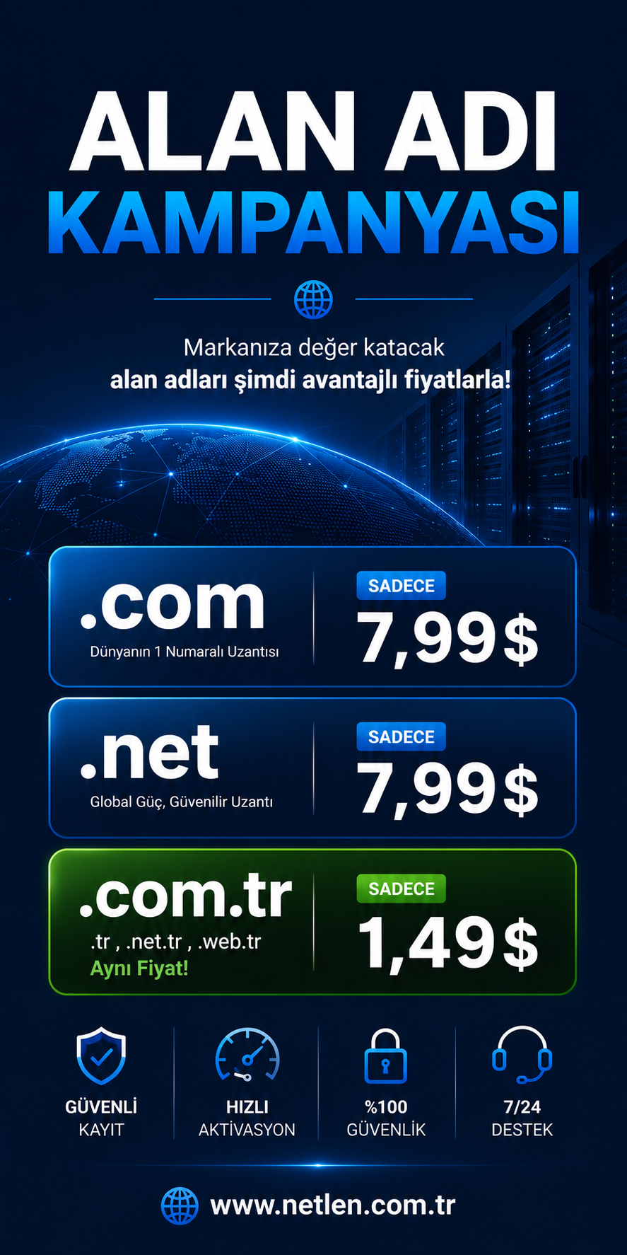 Netlen Alan Adı Kampanyası