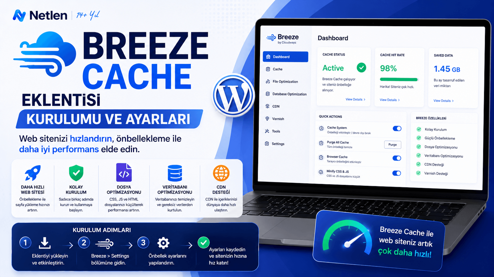 Breeze Cache Eklentisi Kurulumu ve Ayarları