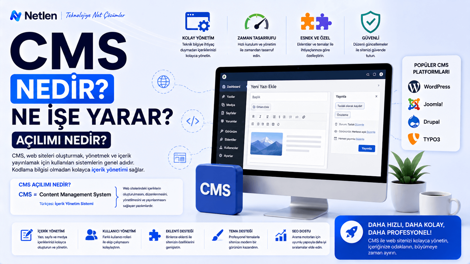 CMS Nedir? Ne İşe Yarar? Açılımı Nedir?