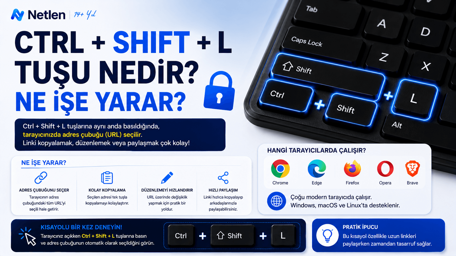 Ctrl+Shift+L Tuşu Nedir? Ne İşe Yarar?