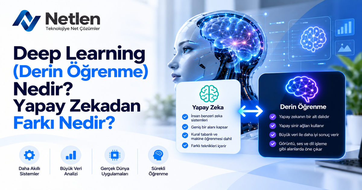 Deep Learning (Derin Öğrenme) Nedir? Yapay Zekadan Farkı Nedir?