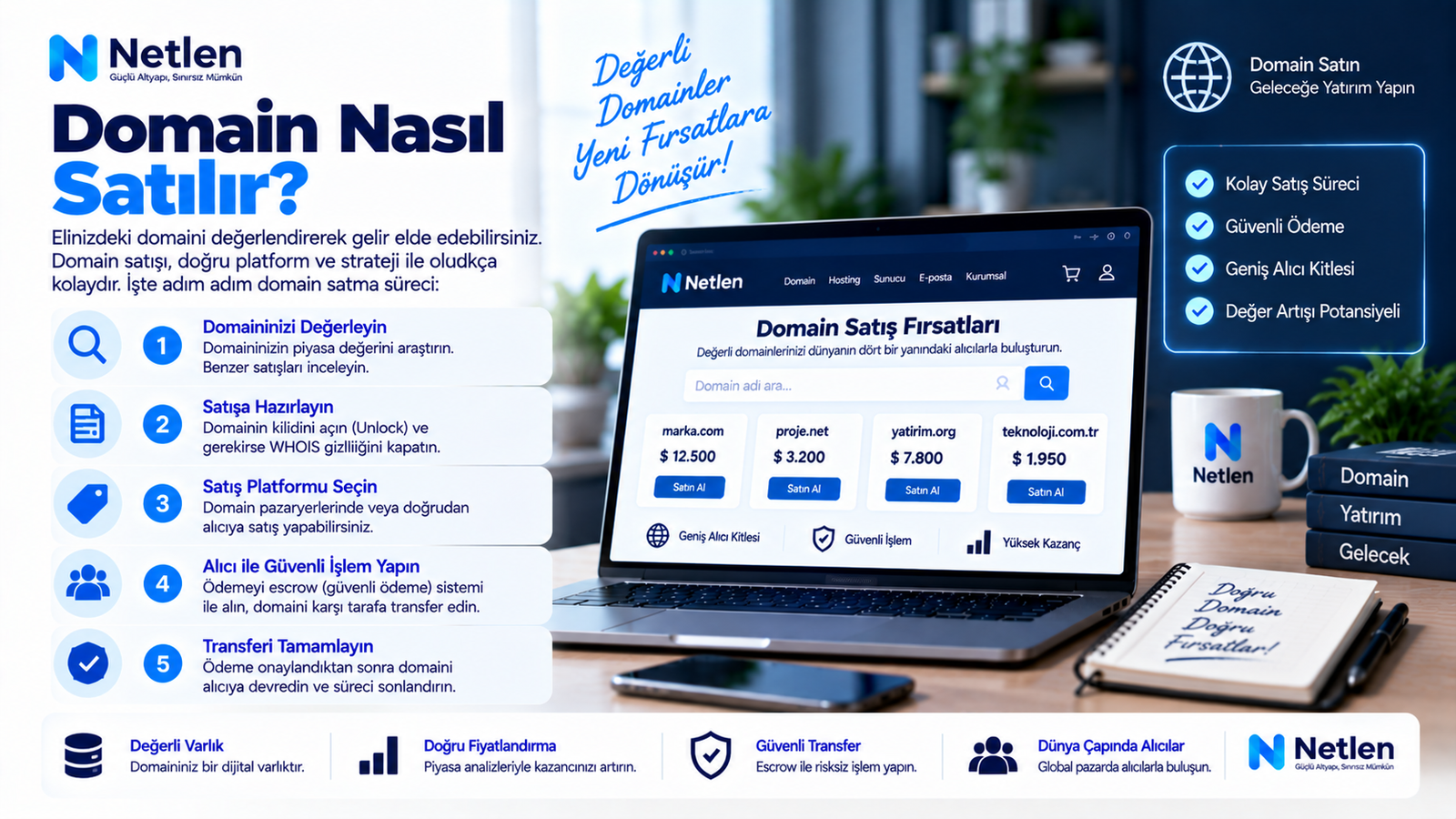 Domain Nasıl Satılır? Alan Adı Satış Rehberi