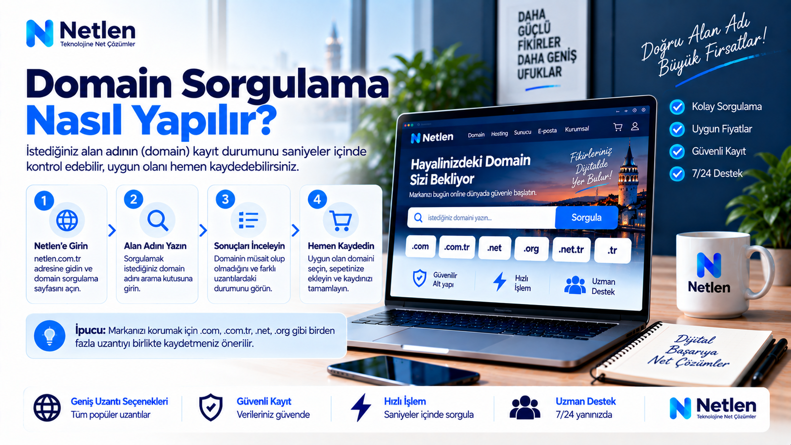 Domain Sorgulama Nasıl Yapılır?