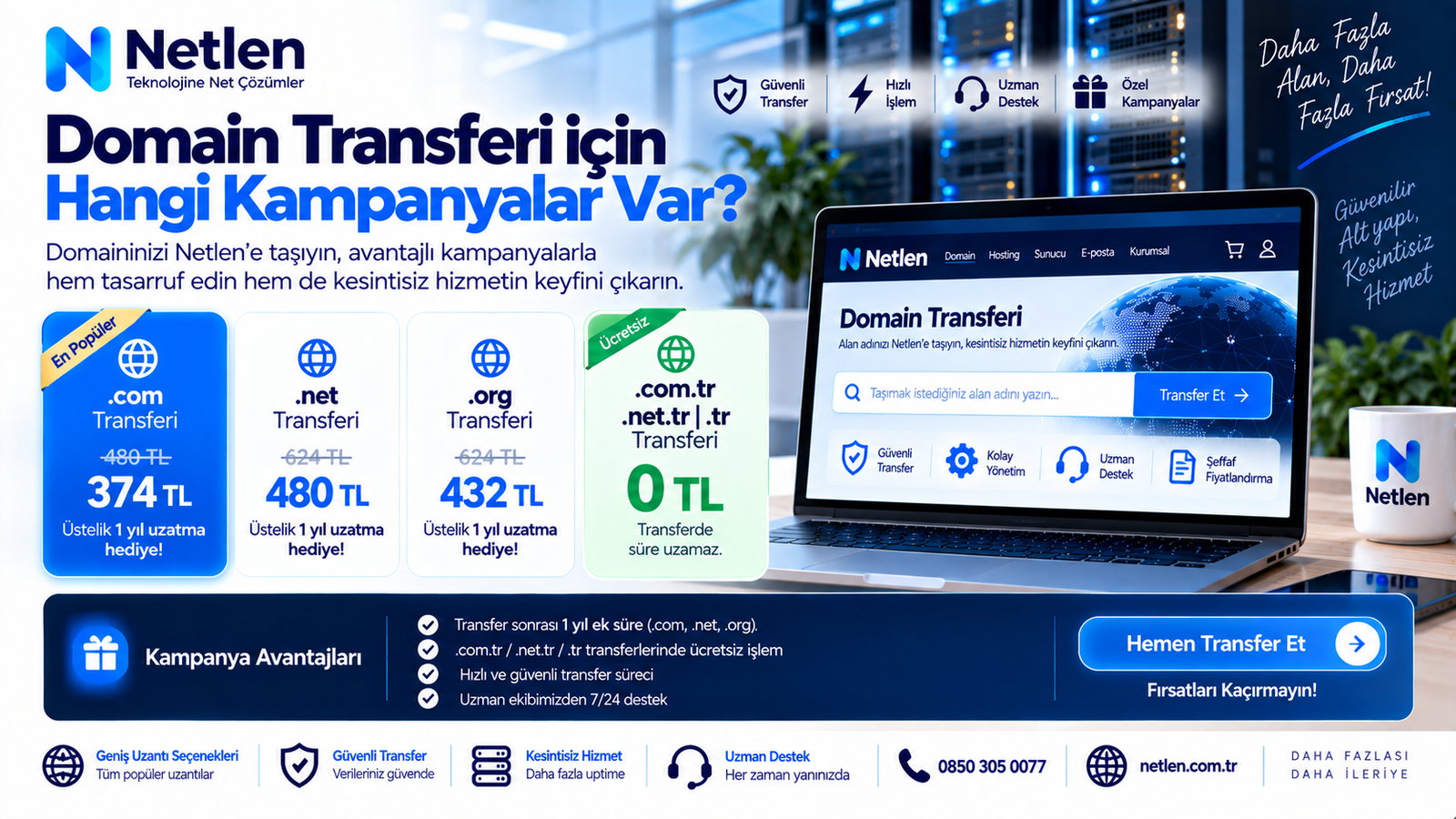 Domain Transferi için Hangi Kampanyalar Var?