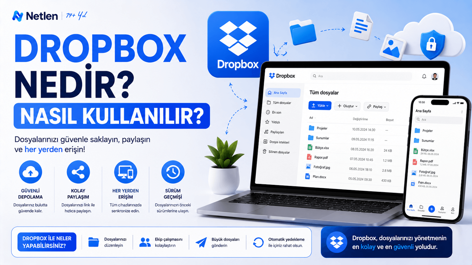 Dropbox Nedir? Nasıl Kullanılır?