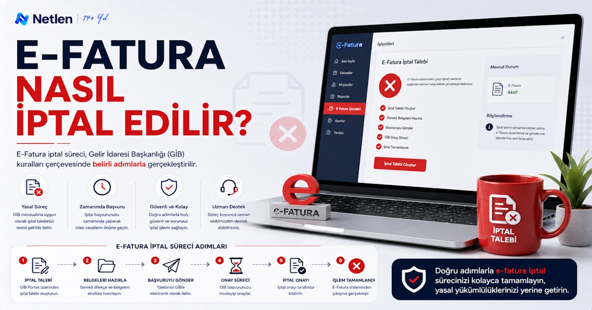 E-Fatura Nasıl İptal Edilir?