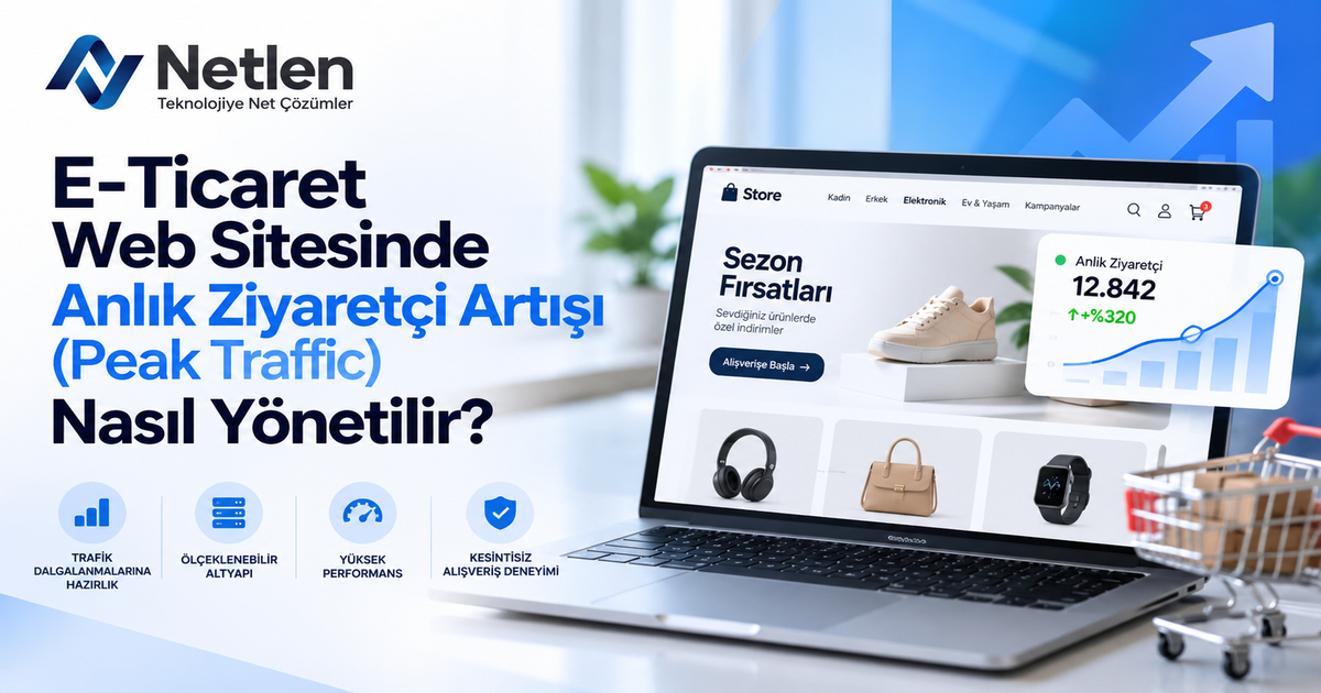 E-Ticaret Web Sitesinde Anlık Ziyaretçi Artışı (Peak Traffic) Nasıl Yönetilir?