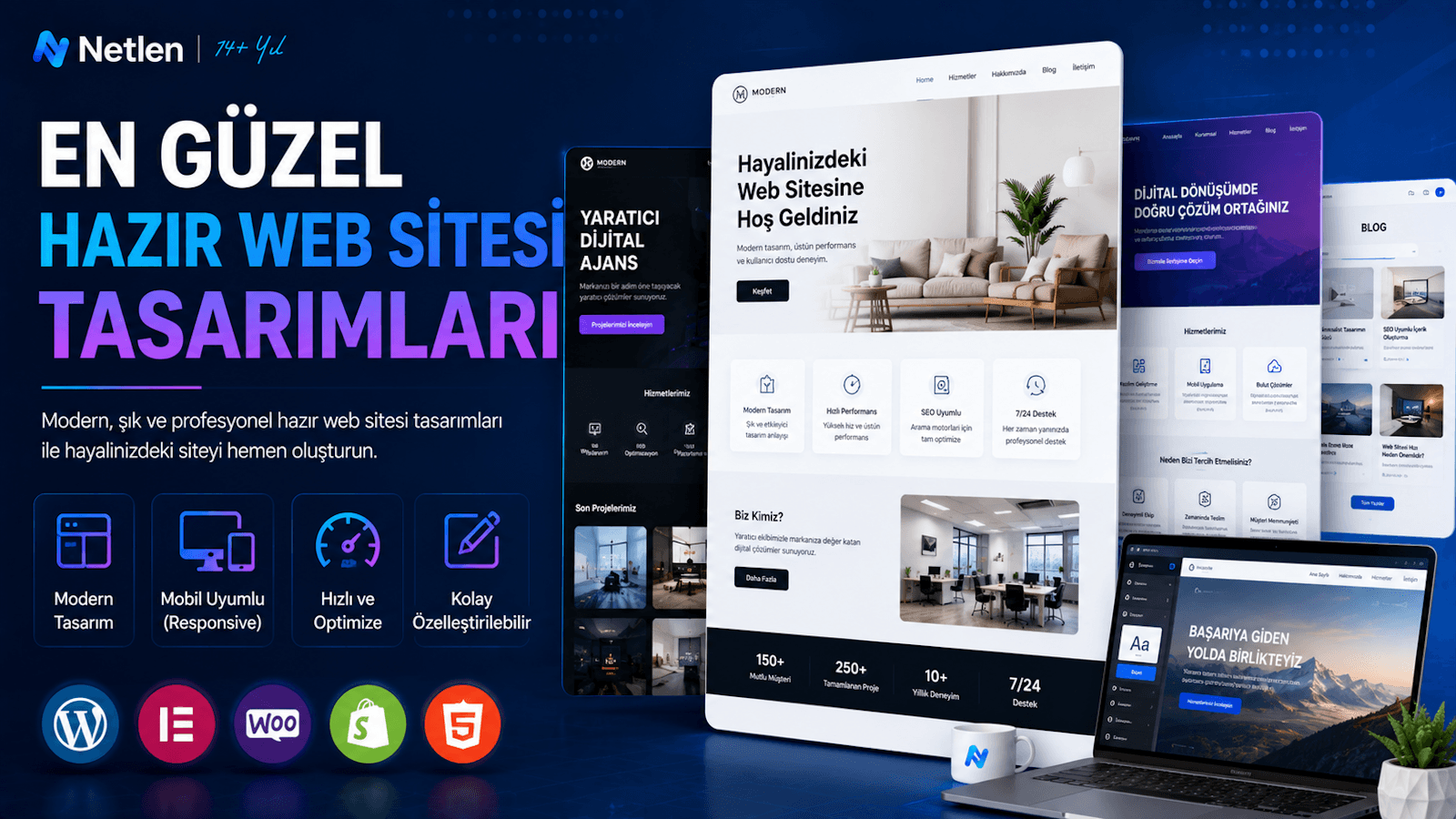 En Güzel Hazır Web Sitesi Tasarımları