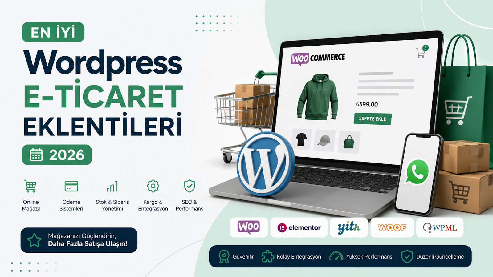 En İyi Wordpress E-Ticaret Eklentileri 2026