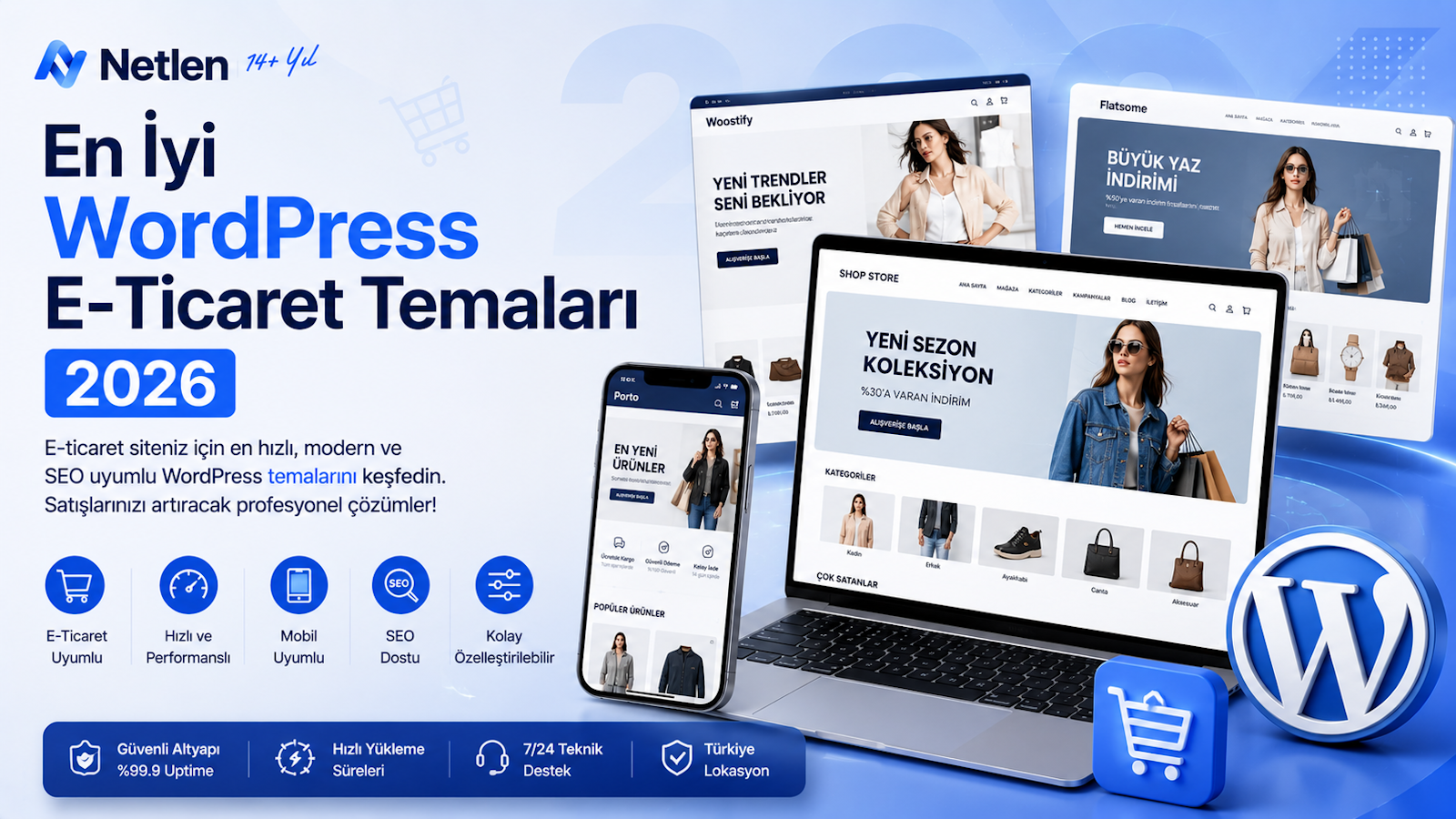 En İyi Wordpress E-Ticaret Temaları 2026