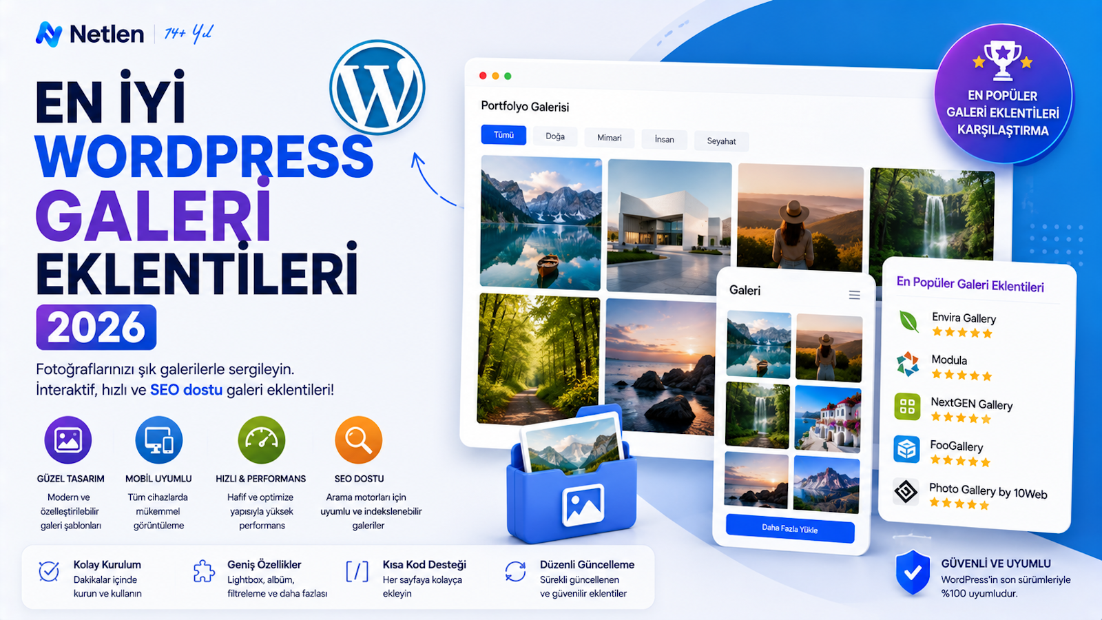 En İyi Wordpress Galeri Eklentileri 2026