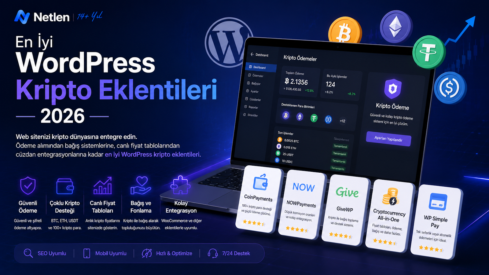 En İyi Wordpress Kripto Eklentileri 2026