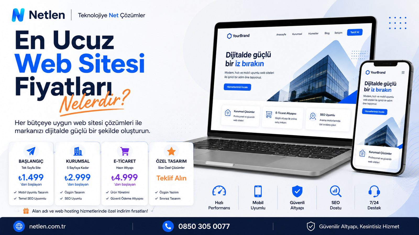 En Ucuz Web Sitesi Fiyatları Nelerdir?