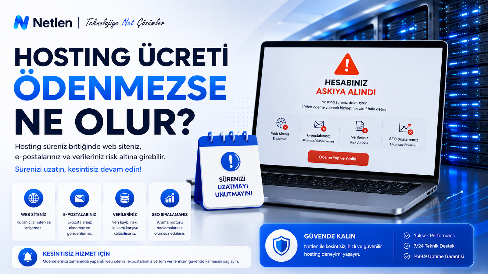 Hosting Ücreti Ödenmezse Ne Olur?