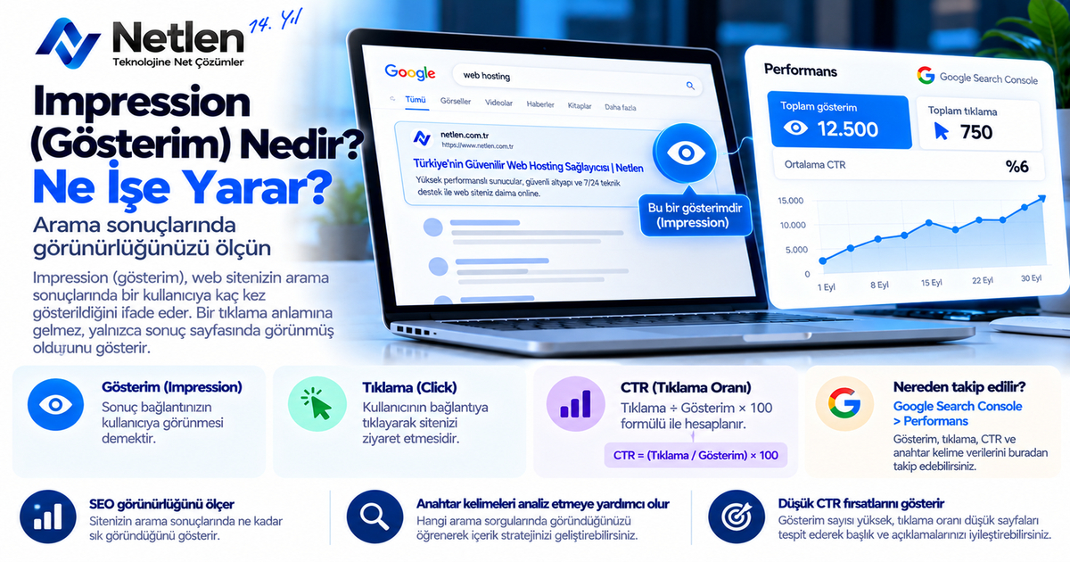 Impression (Gösterim) Nedir? Ne İşe Yarar?