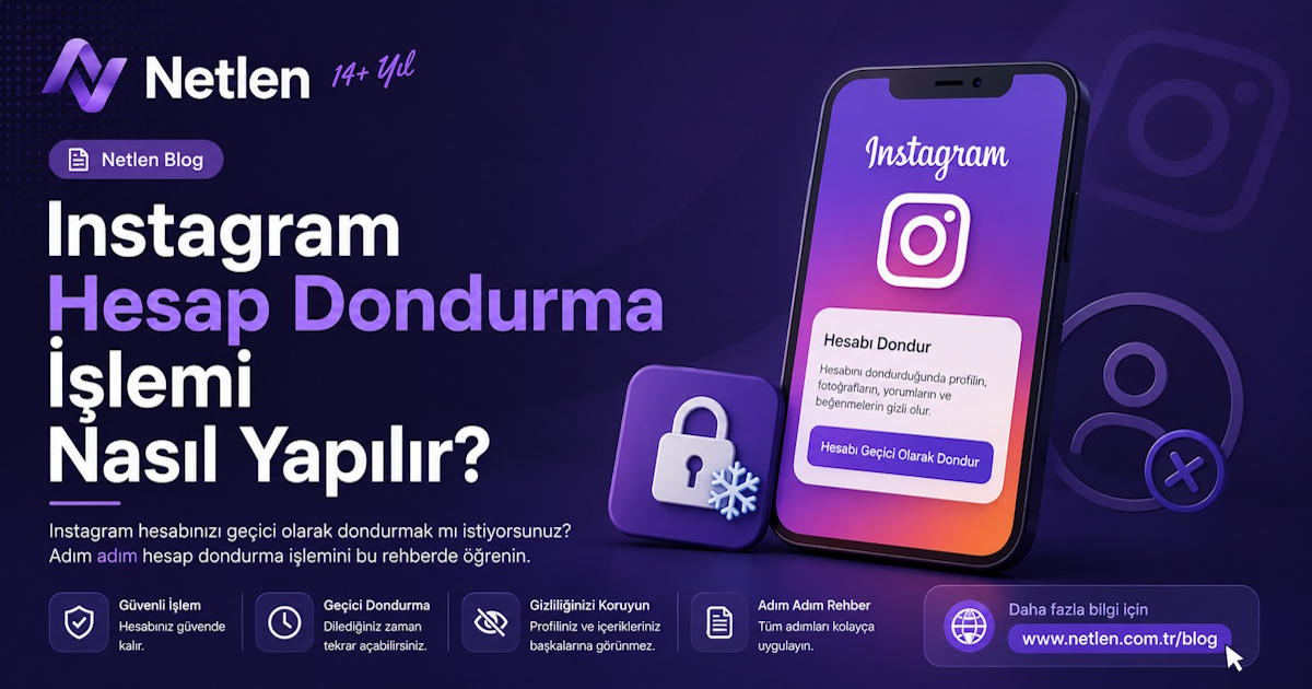 Instagram Hesap Dondurma İşlemi Nasıl Yapılır ?