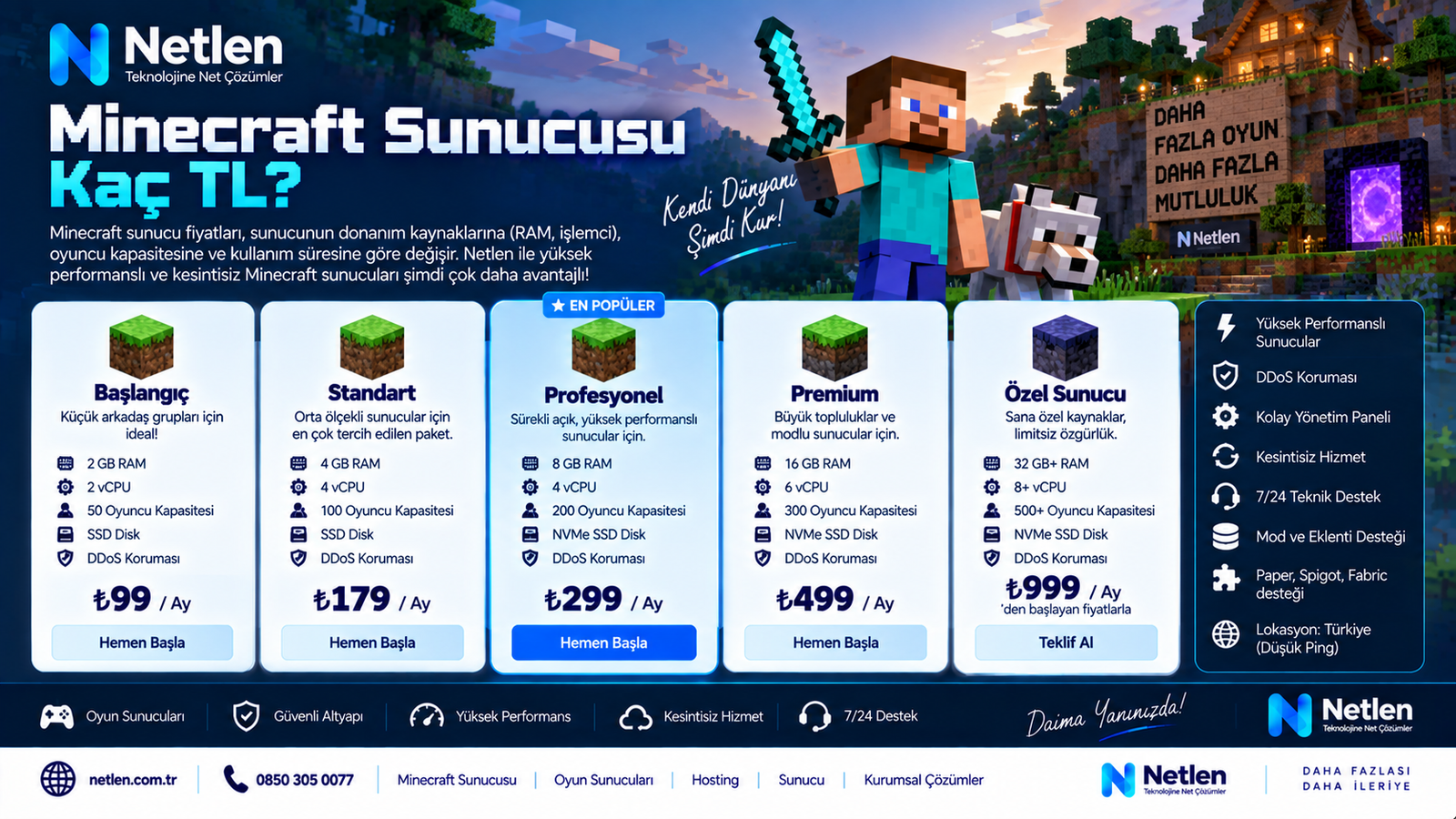 Minecraft Sunucusu Kaç TL?