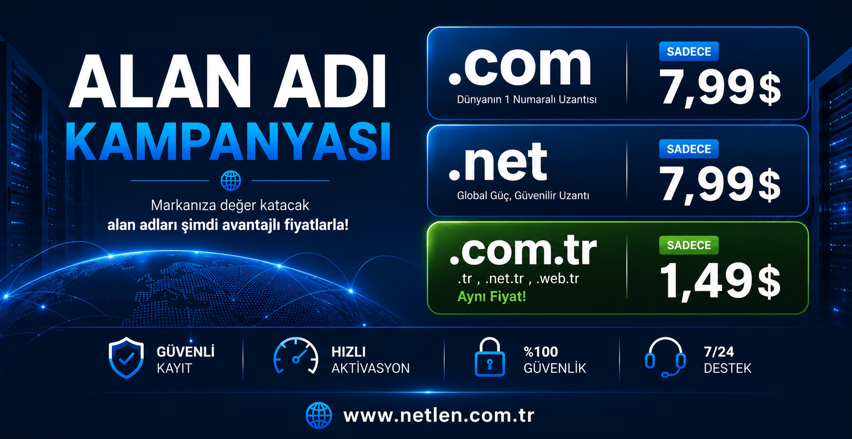 Netlen Domain Kampanyası