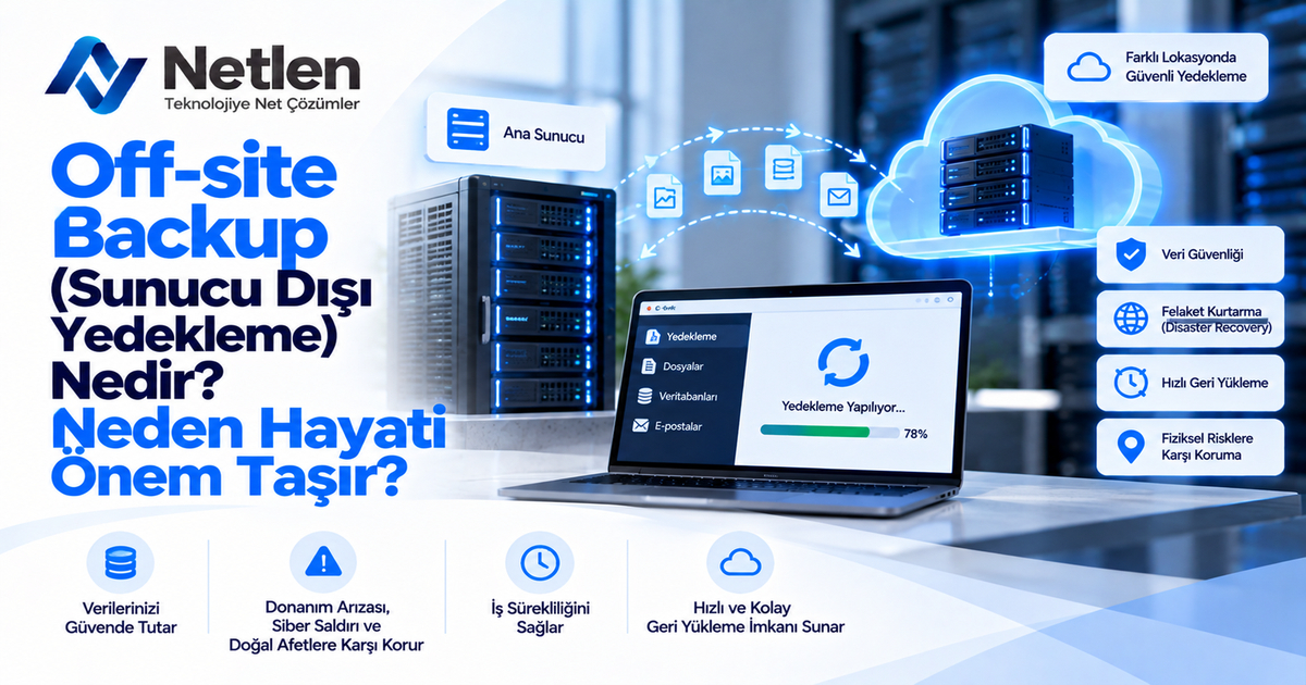 Off-site Backup Nedir? Sunucu Dışı Yedekleme Rehberi