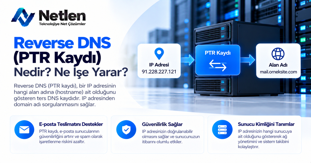 Reverse DNS (PTR Kaydı) Nedir? Ne İşe Yarar?