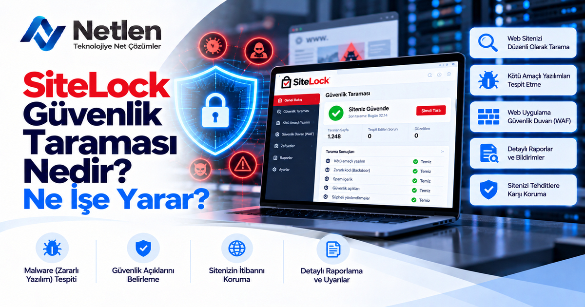 SiteLock Güvenlik Taraması Nedir? Ne İşe Yarar?