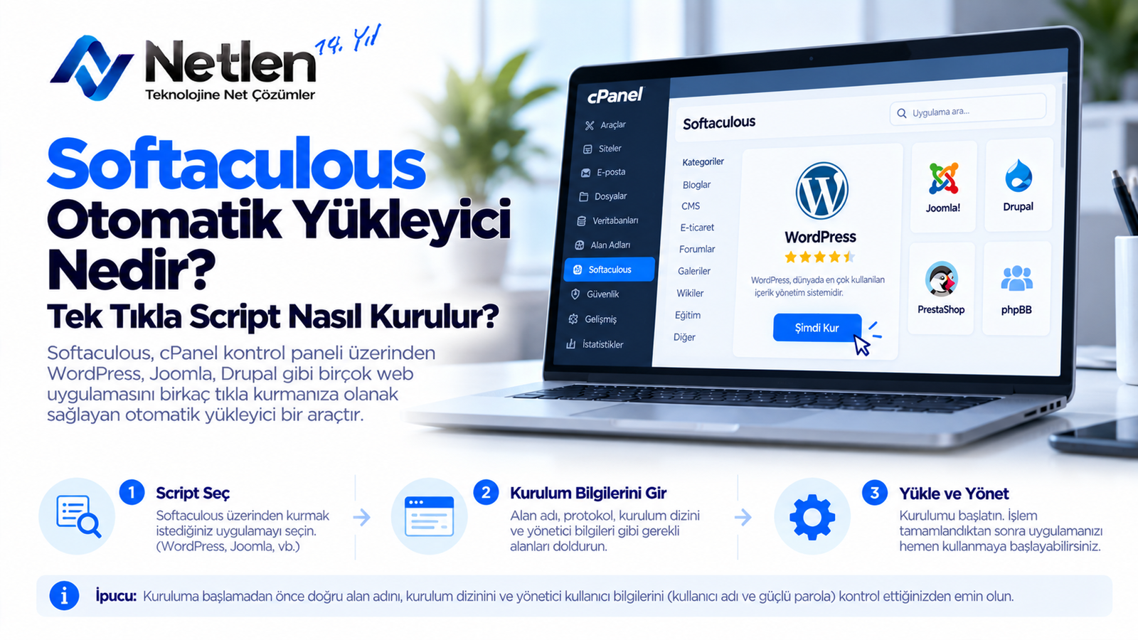 Softaculous Otomatik Yükleyici Nedir?