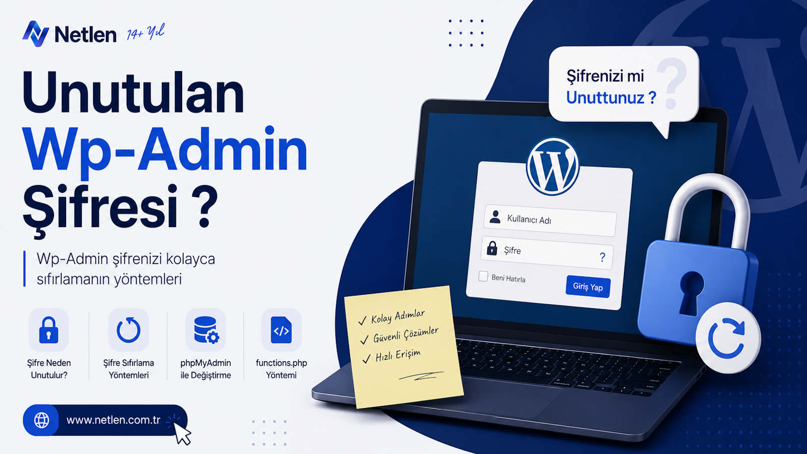 Unutulan Wp-Admin Şifresi Nasıl Bulunulur?