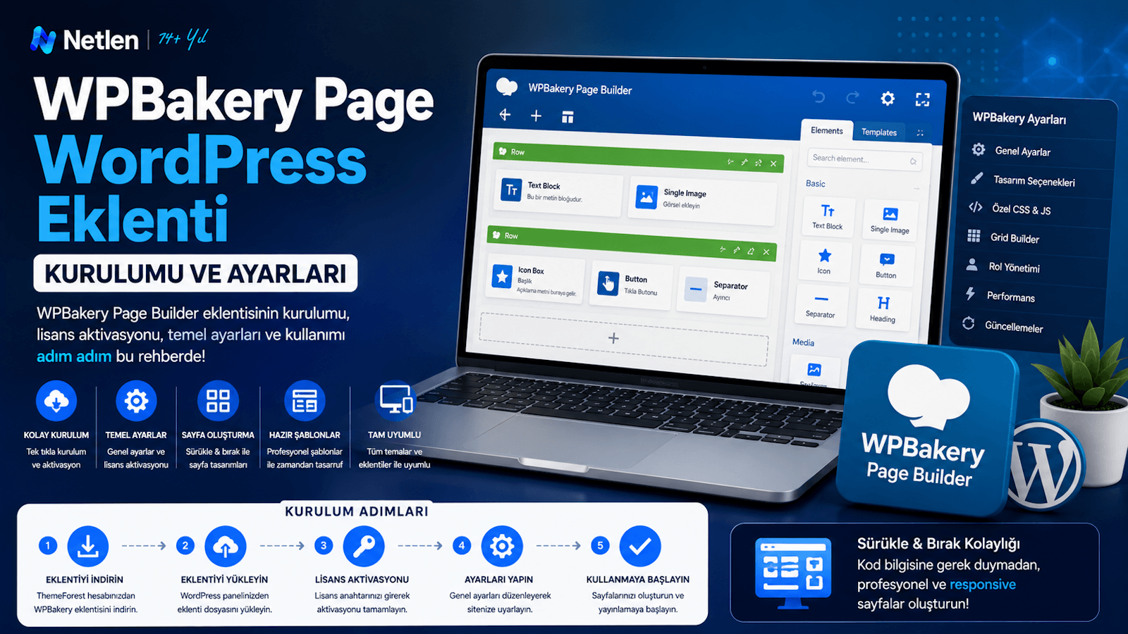 WPBakery Page Wordpress Eklenti Kurulumu ve Ayarları
