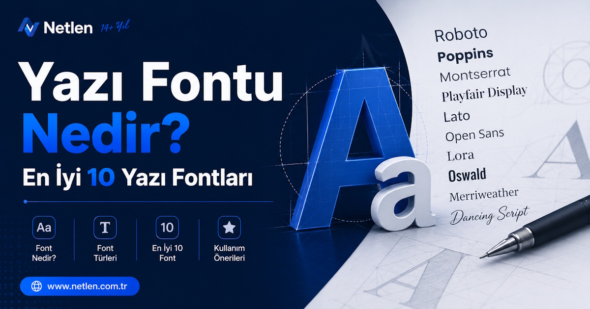 Yazı Fontu Nedir? En İyi 10 Yazı Fontları